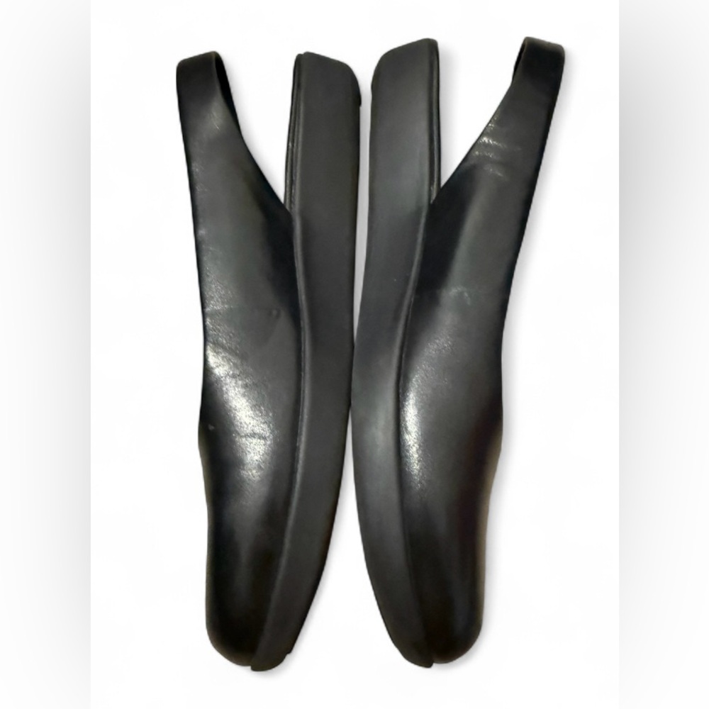 Fit Flop Sarita women’s 10 leather sling back black flats - Picture 4 of 9